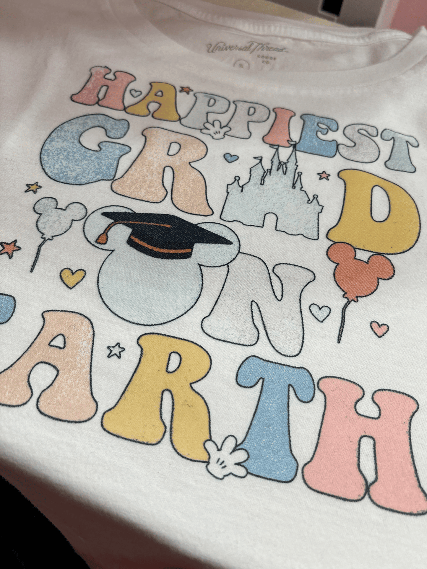 Disney Happiest Grad on Earth T Shirt